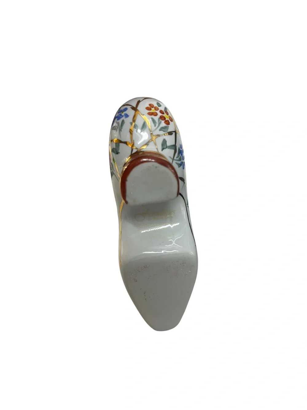 Pair Of Formalities by Baum Bros. Hand Painted Collectible Porcelain Heels